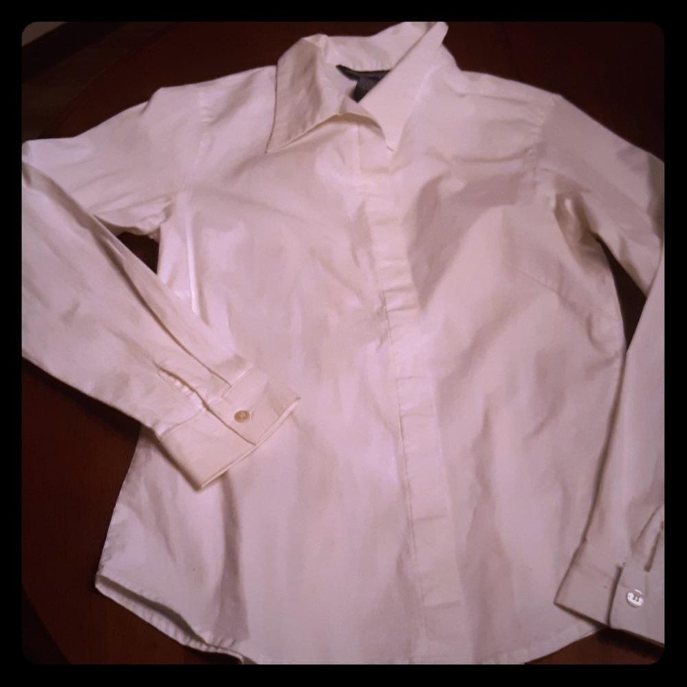 White button down